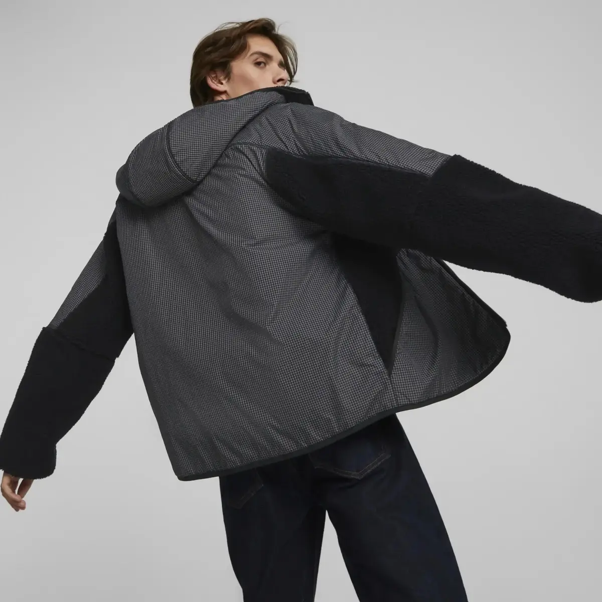 Puma Sherpa Jacket Siyah Erkek Sherpa Ceket