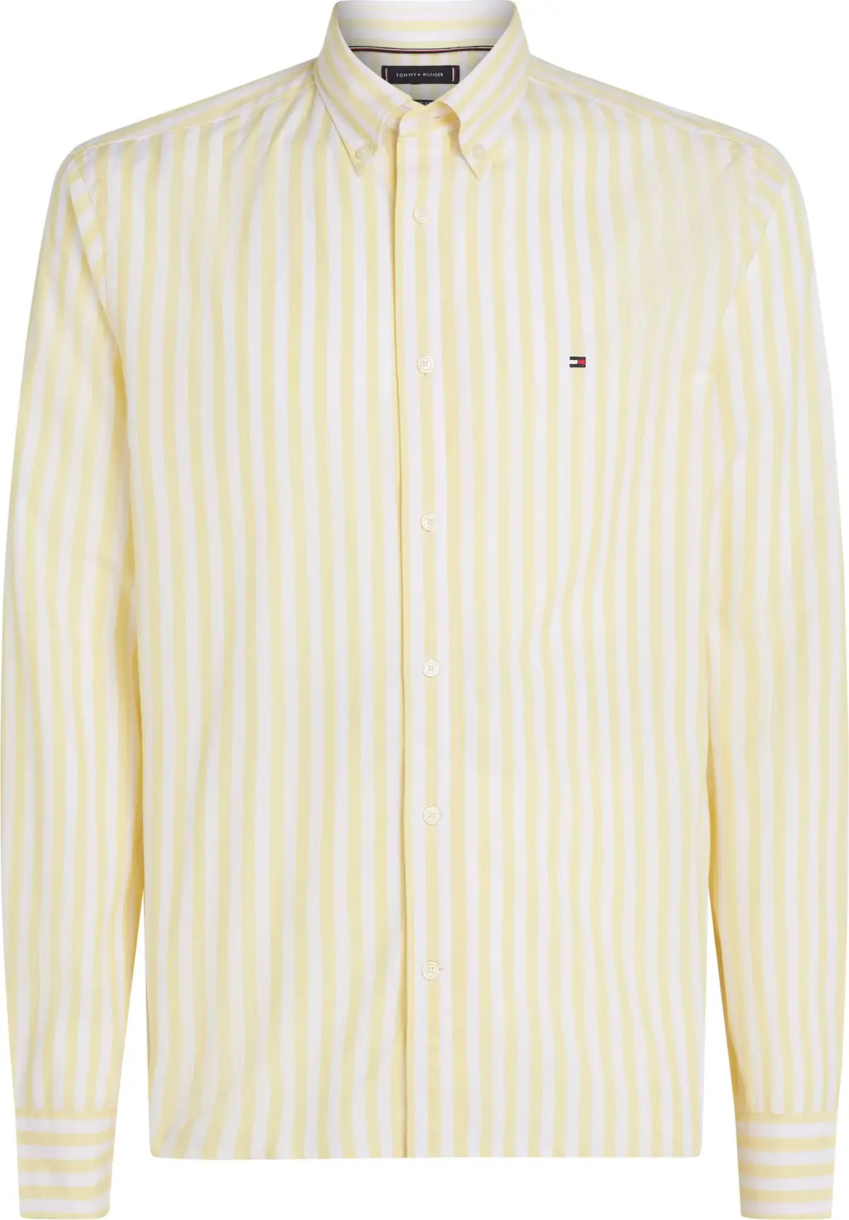 Tommy Hilfiger FLEX POPLIN BOLD STR, 0FP Sarı Erkek Gömlek