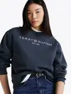 Tommy Hilfiger MDRN REG CORP LOGO C Kadın Lacivert Sweatshirt