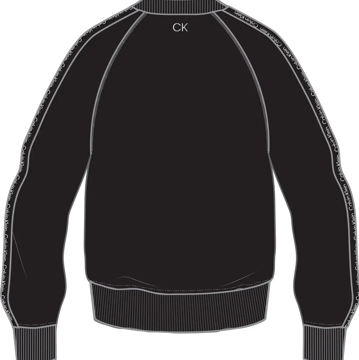 Calvin Klein PW - Pullover Erkek Siyah Sweatshirt