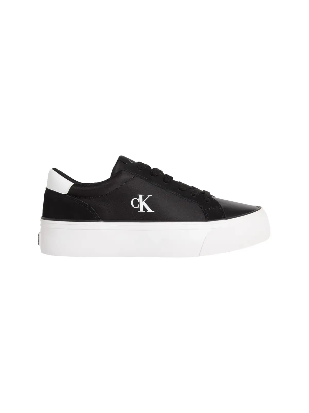 Calvin Klein VULC FLATFORM MG NYL, 0GM Siyah Kadın Spor Ayakkabı & Sneaker