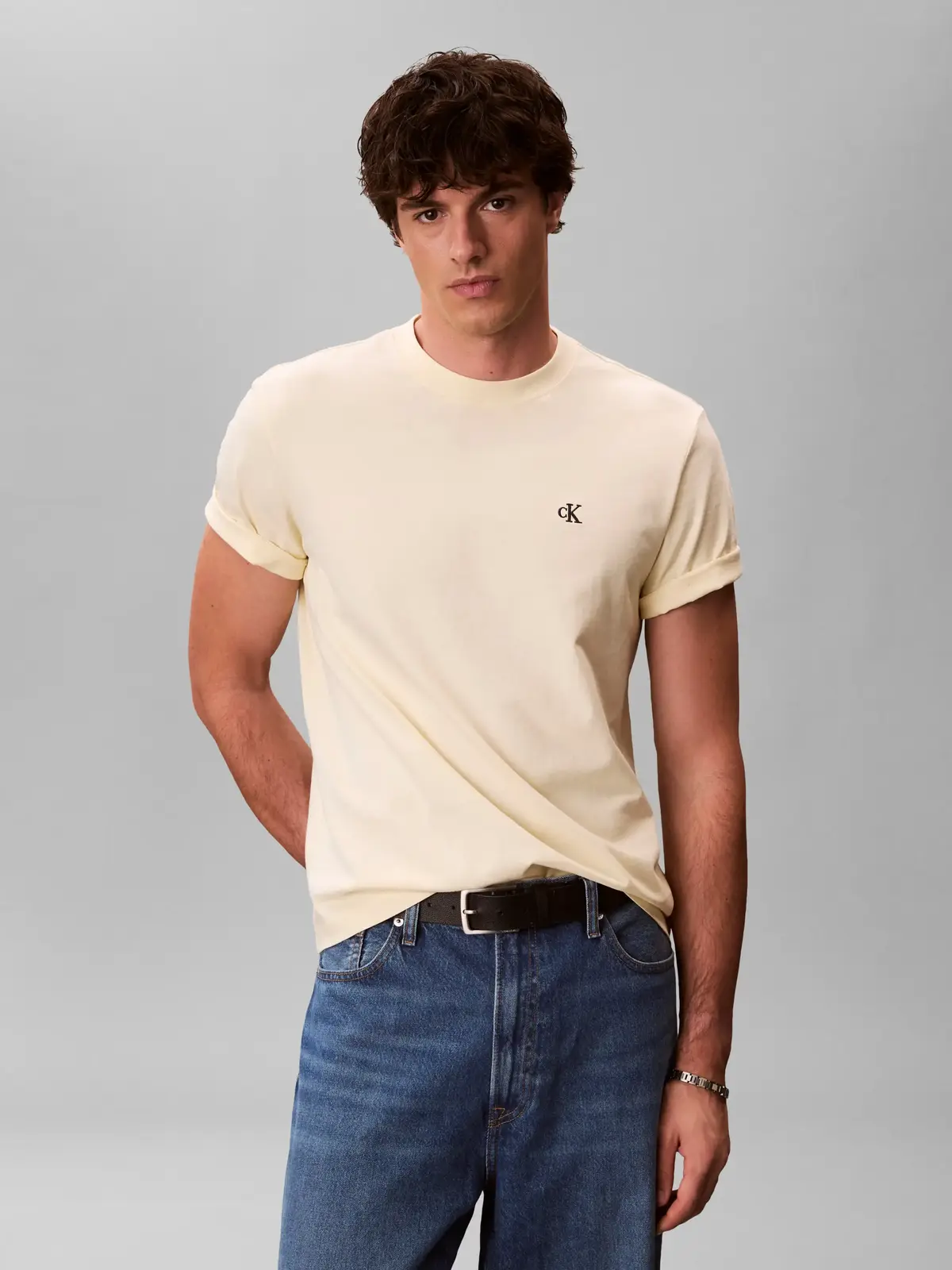 SS EASY MONOGRAM TEE, ZRK, S