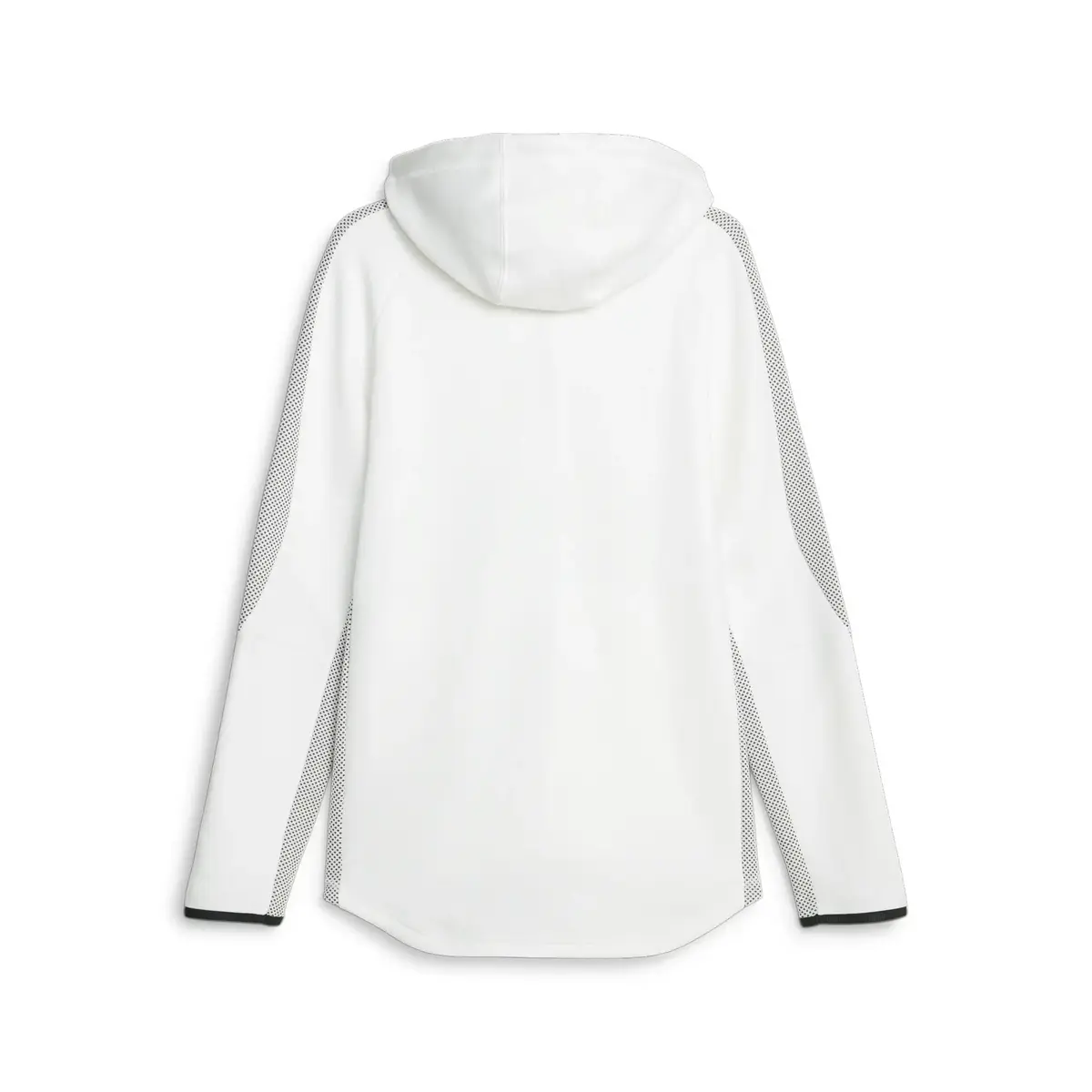 Puma EVOSTRIPE Full-Zip Hoodie Erkek Beyaz Sweatshirt