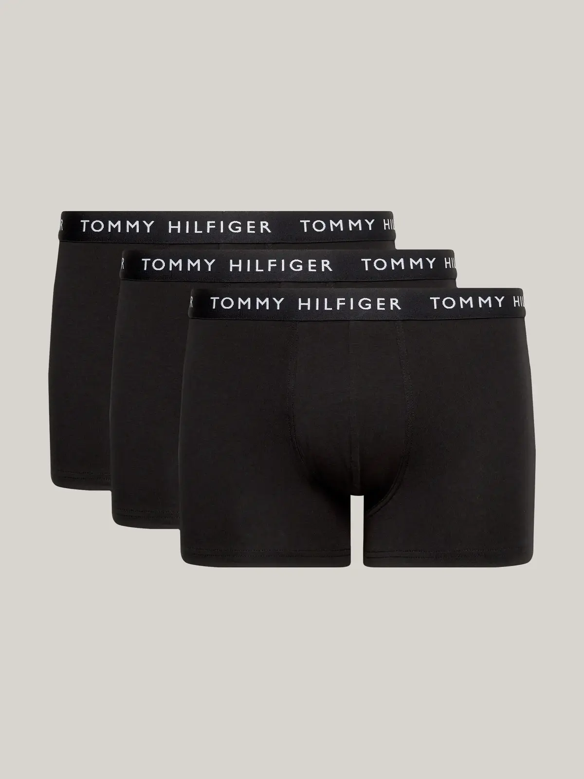 Tommy Hilfiger 3P TRUNK Erkek Siyah Boxer 3lü Set