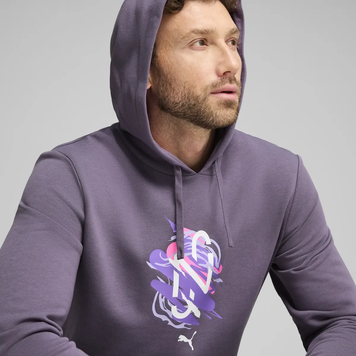 Puma Neymar JR Creativity Hoodie Mor Erkek Forma