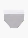 Calvin Klein 2PK BRIEF-HERITAGE Erkek Gri Slip Set