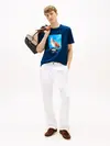 Tommy Hilfiger HILFIGER COLOR PHOTO, DAF Lacivert Erkek T-Shirt & Polo
