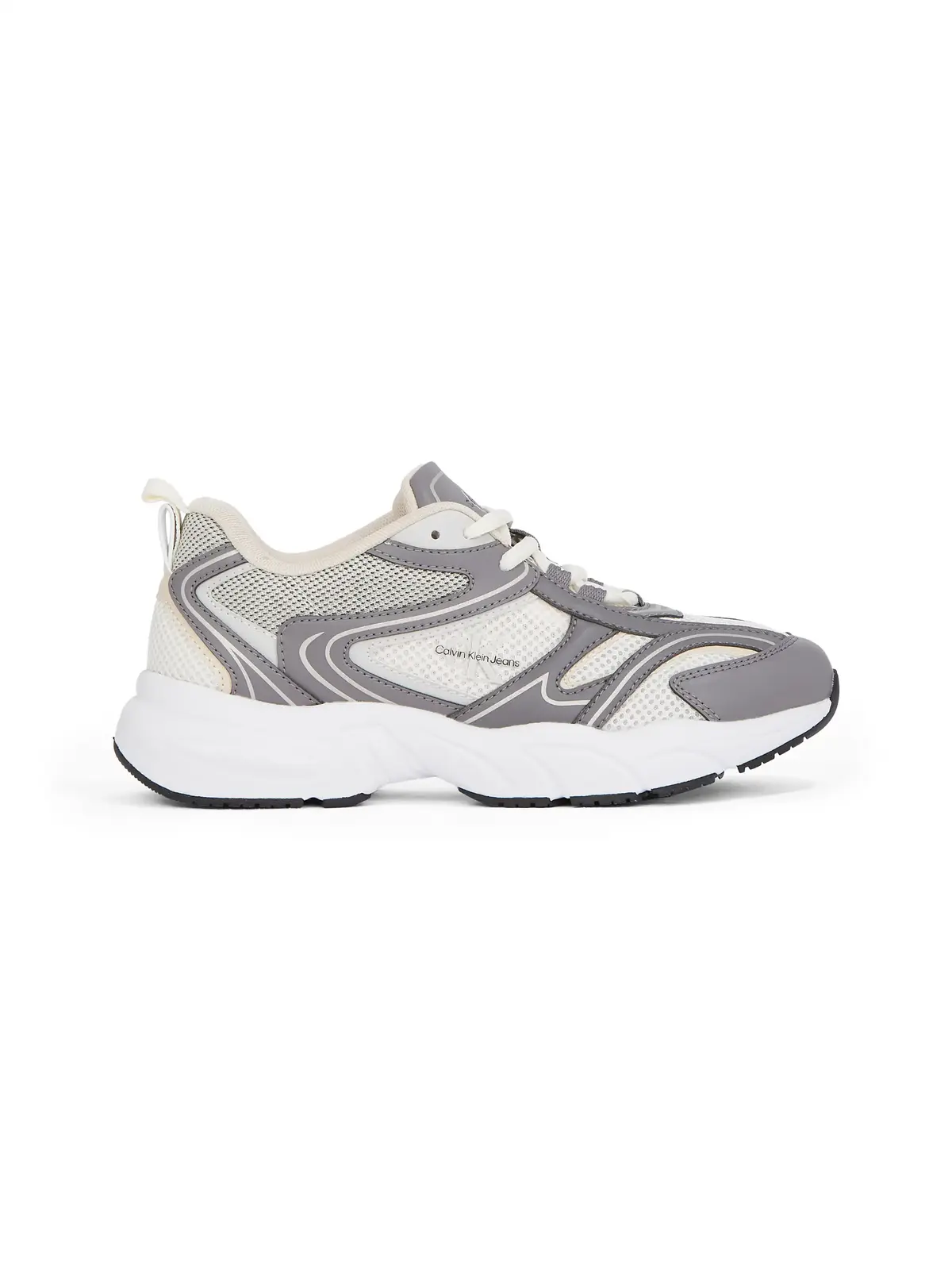 Calvin Klein RETRO TENNIS MESH ML Gri Kadın Spor Ayakkabı