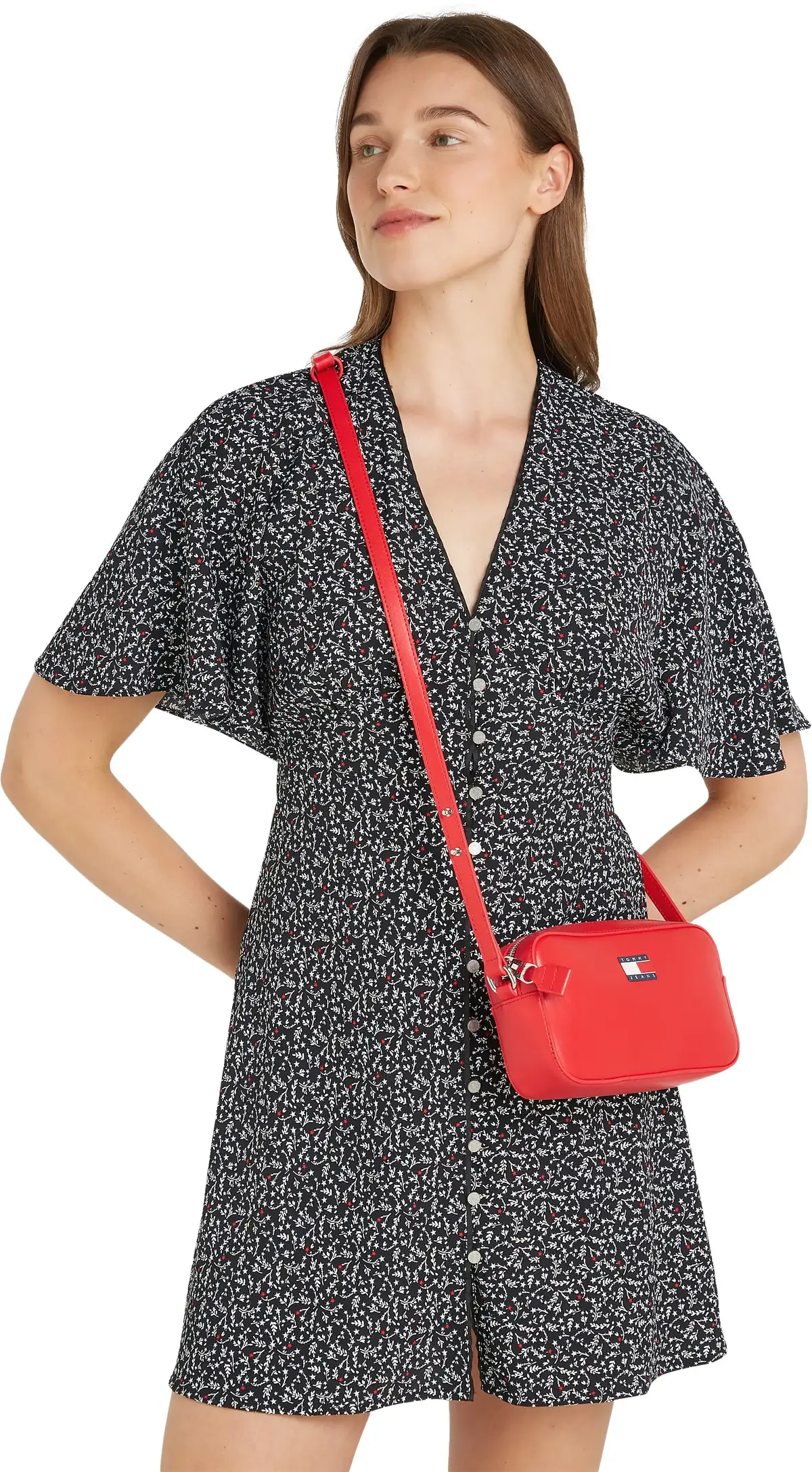 Tommy Hilfiger TJW ESS MUST CONVERT, XME Kırmızı Kadın Çanta