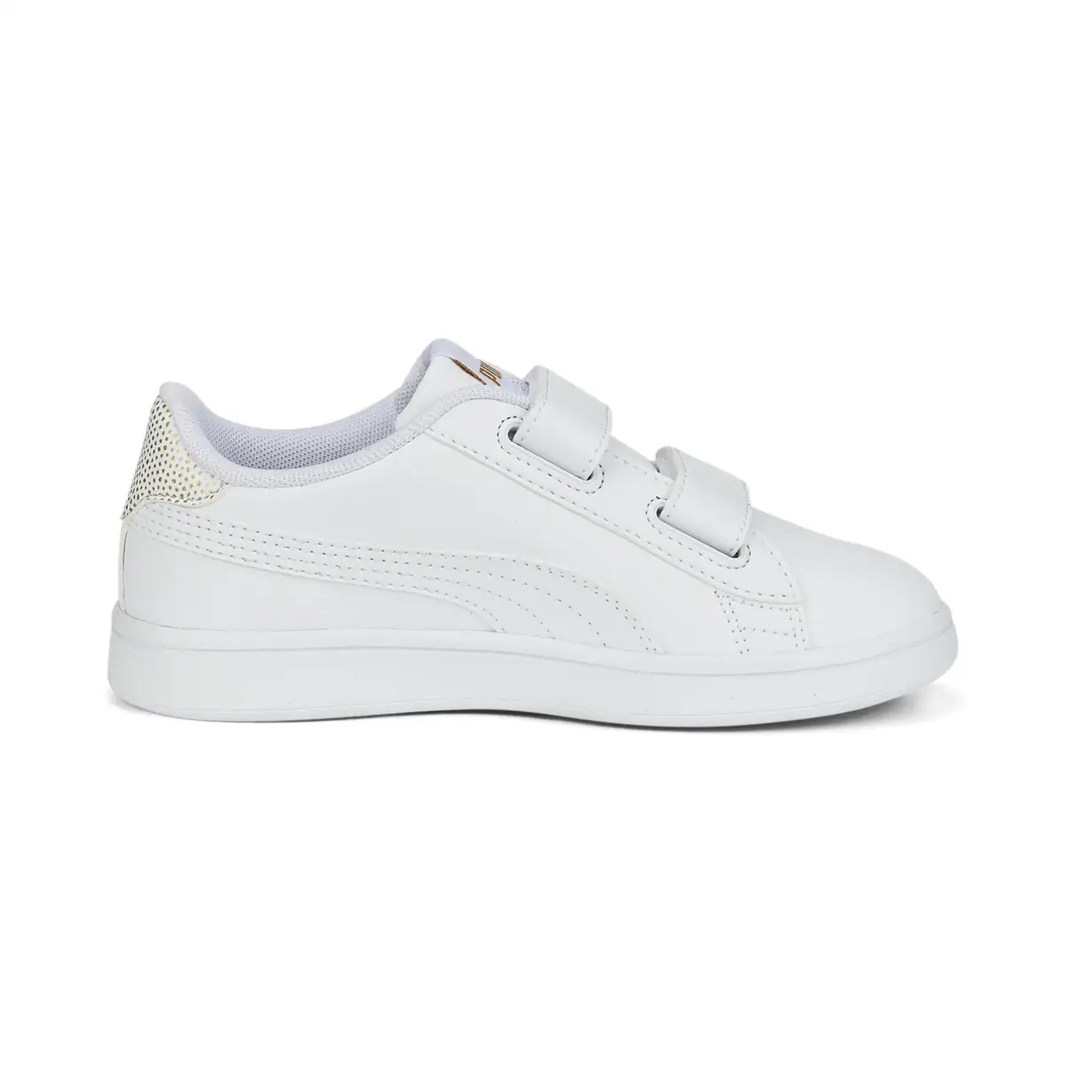 Puma Smash V2 Metallics V Ps Beyaz Kız Çocuk Günlük Spor Ayakkabı