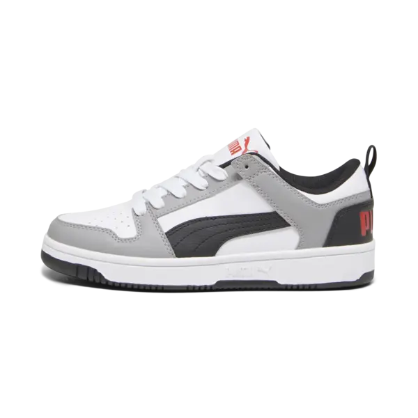 Puma Rebound Layup Lo SL Jr Beyaz Erkek Çocuk Spor Ayakkabı