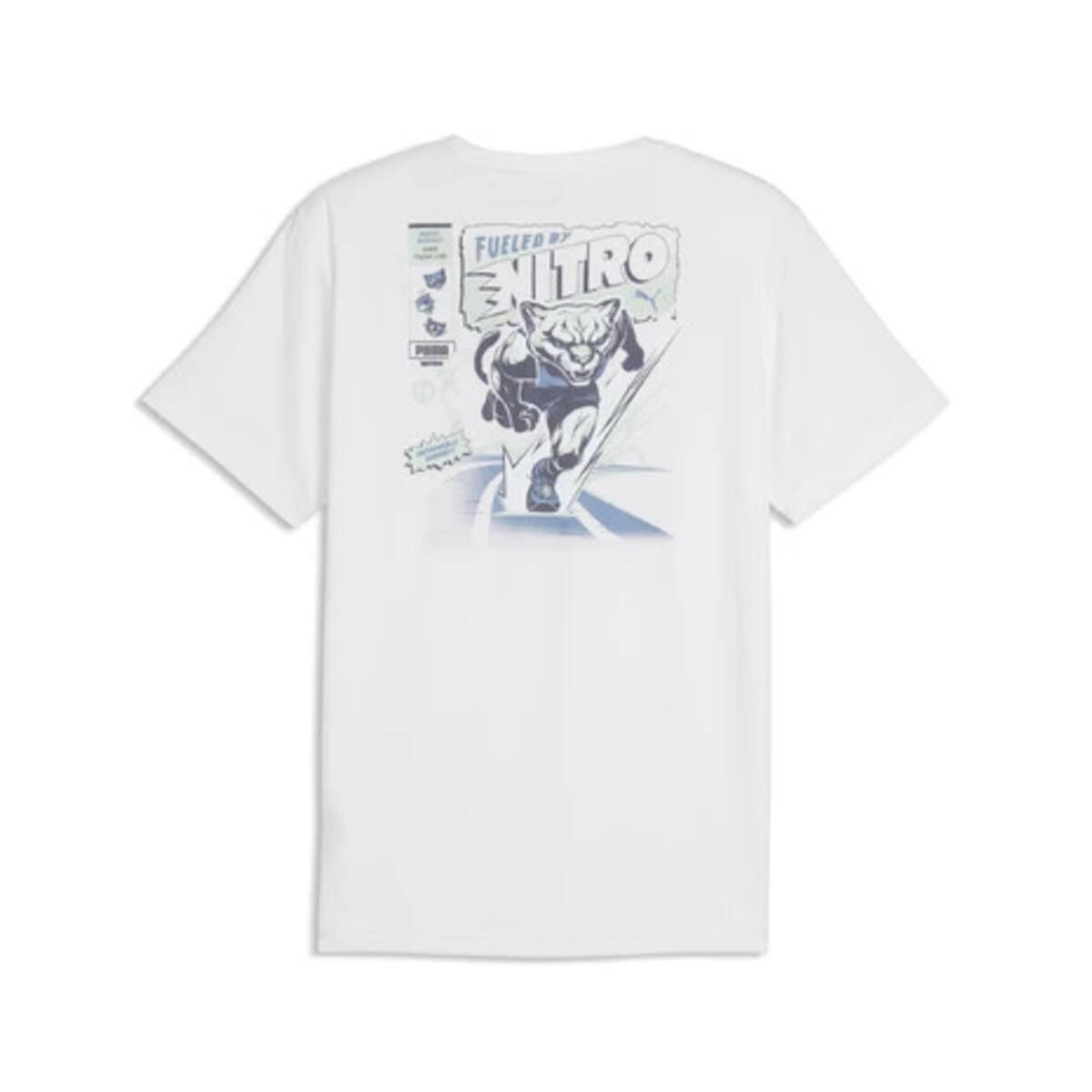 Puma M Run Nitro Graphic Tee Beyaz Erkek T-Shirt