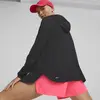Puma Run Woven Hooded Jacket W Siyah Kadın Kapüşonlu Spor Ceketi