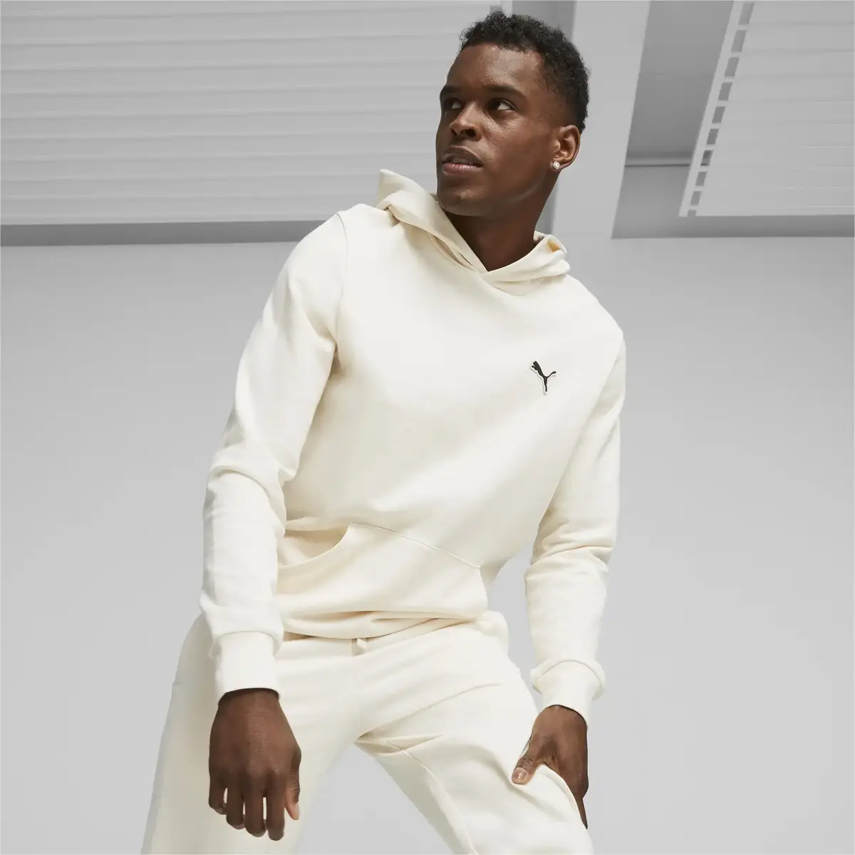Puma BETTER ESSENTIALS Hoodie TR Bej Erkek Sweatshirt