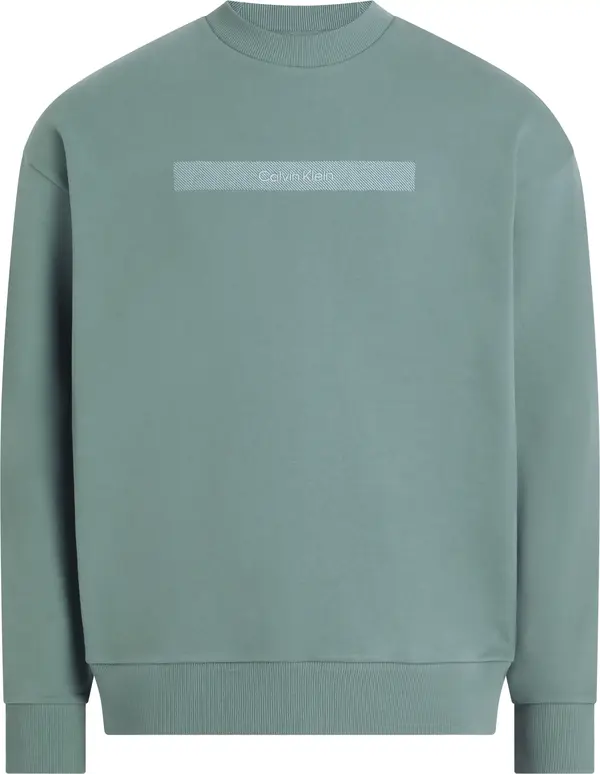 Calvin Klein STRUCTURED EMBROIDER, CFQ Yeşil Erkek Sweatshirt