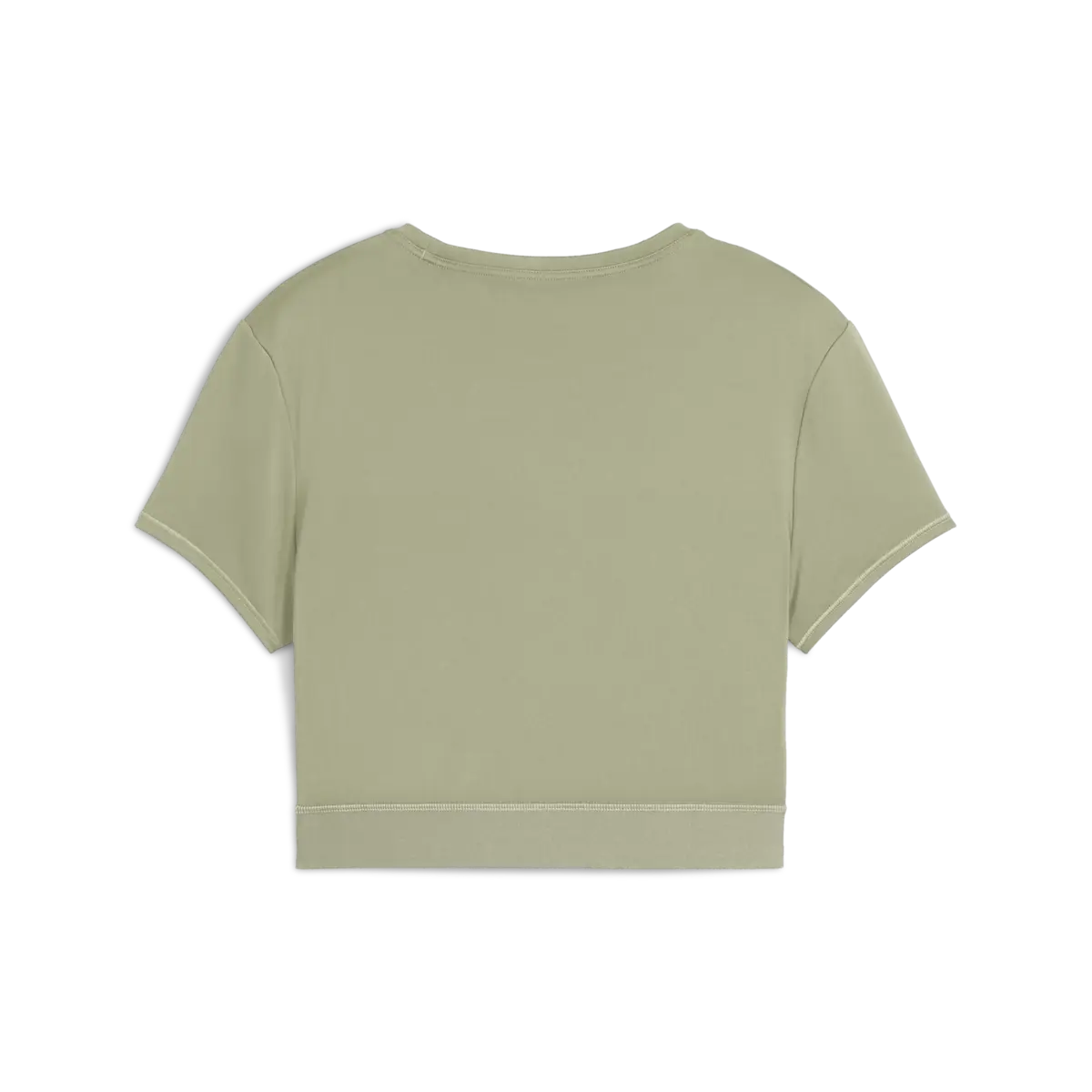 Puma W PUMA STRONG TEE - SHORT Haki Kadın Kısa T-Shirt