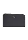 Calvin Klein CK RE-LOCK LG CC HOLDER W L ZIP Siyah Kadın Cüzdan