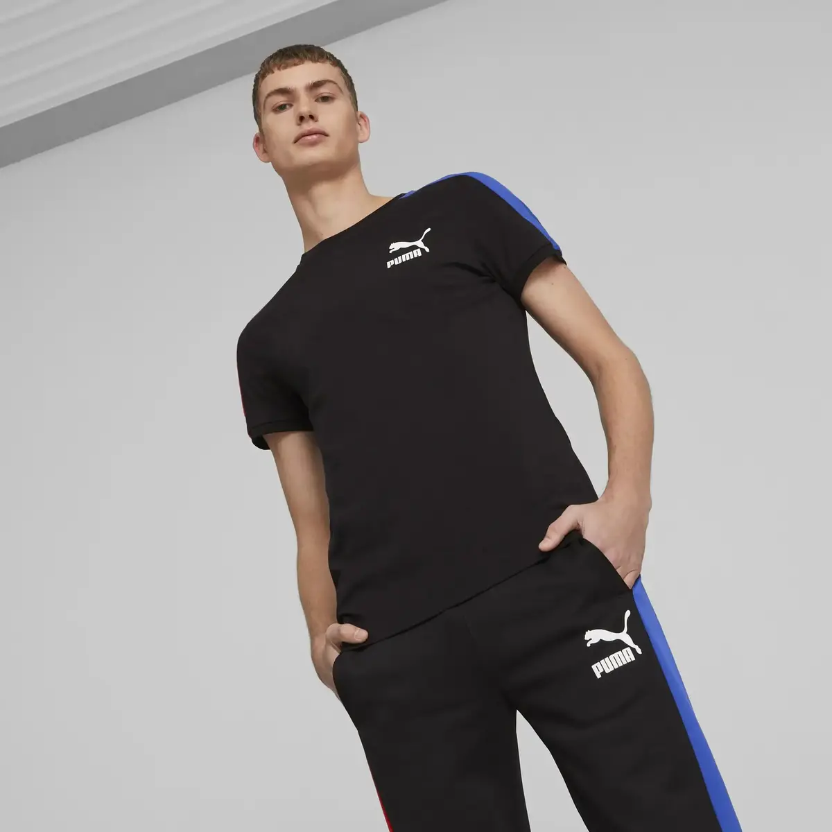 Puma T7 ICONIC Tee Siyah Erkek T-Shirt