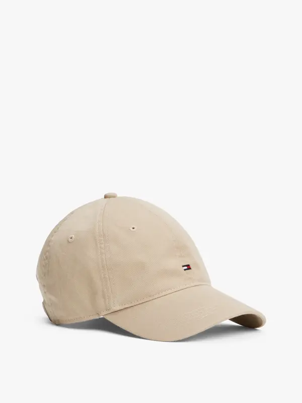 Tommy Hilfiger TH FLAG SOFT 6 PANEL Erkek Krem Şapka