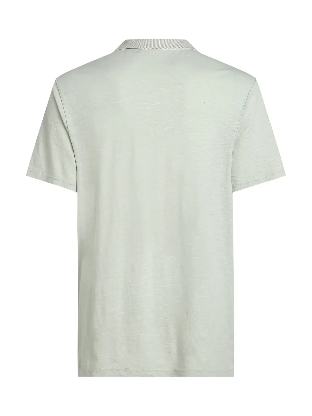 Calvin Klein LINEN COTTON CUBAN Gri Erkek Tişört