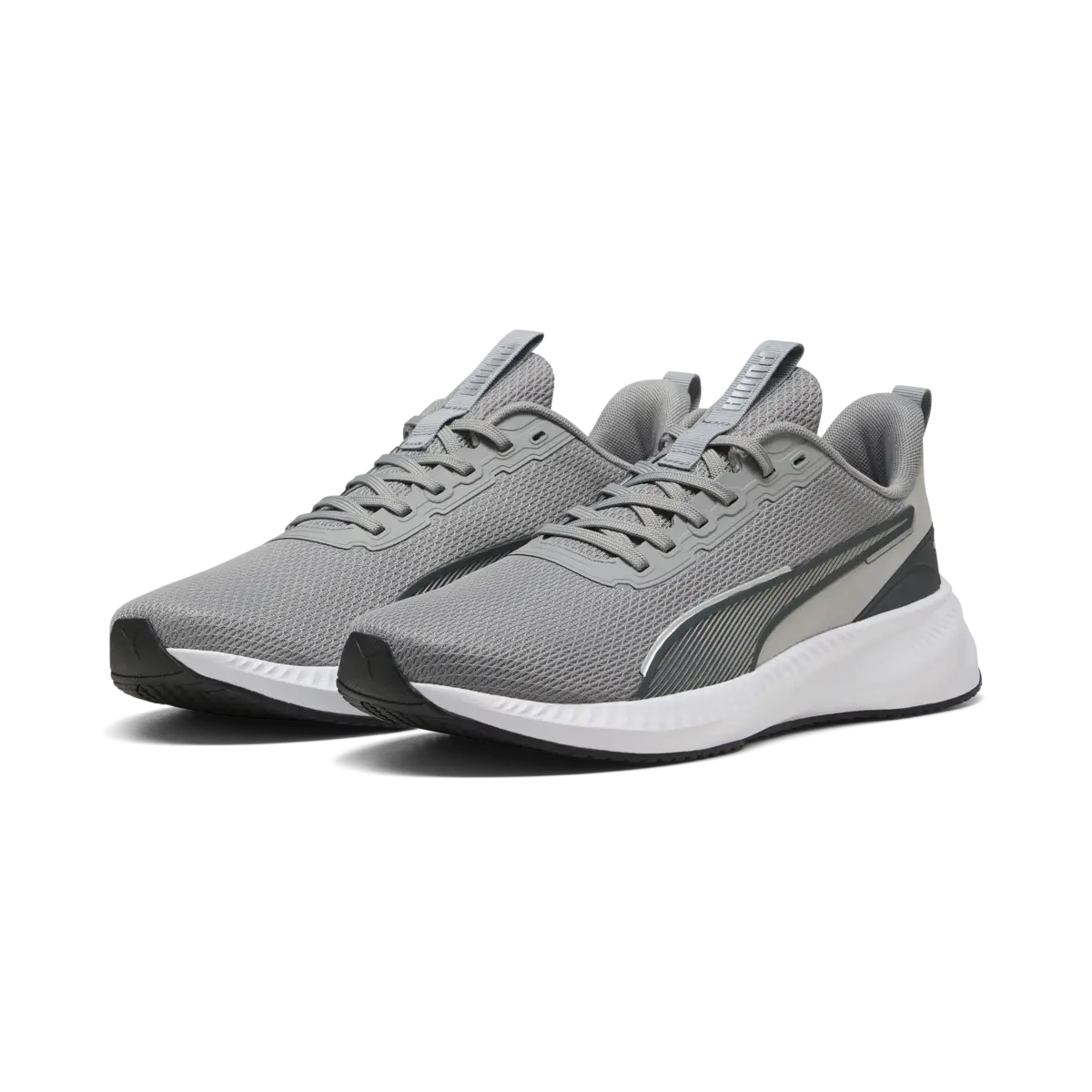 PUMA Flyer Lite 3 Gray Echo-Shadow Gray-PUMA Gri Erkek Yürüyüş ve Koşu Ayakkabısı