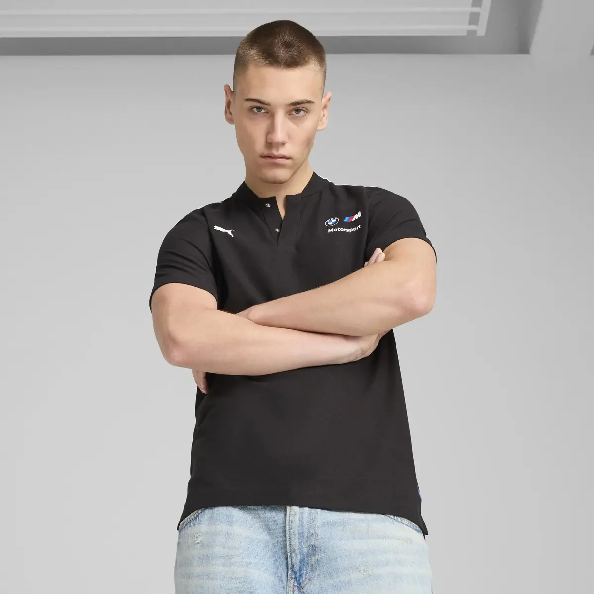 PUMA BMW MMS POLO 2 Siyah Erkek Polo T-Shirt