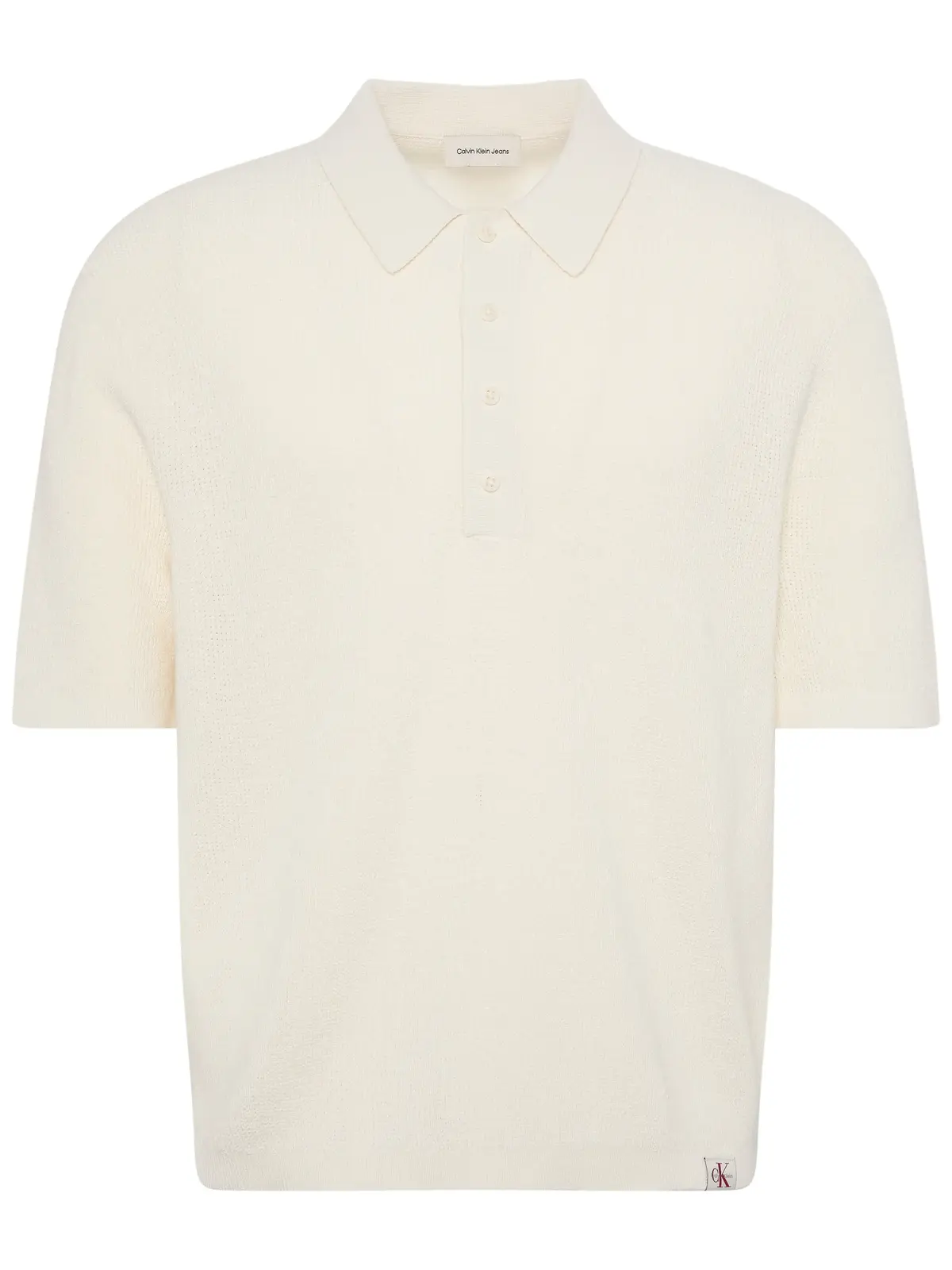SS COTTON WAFFLE POL, YAS