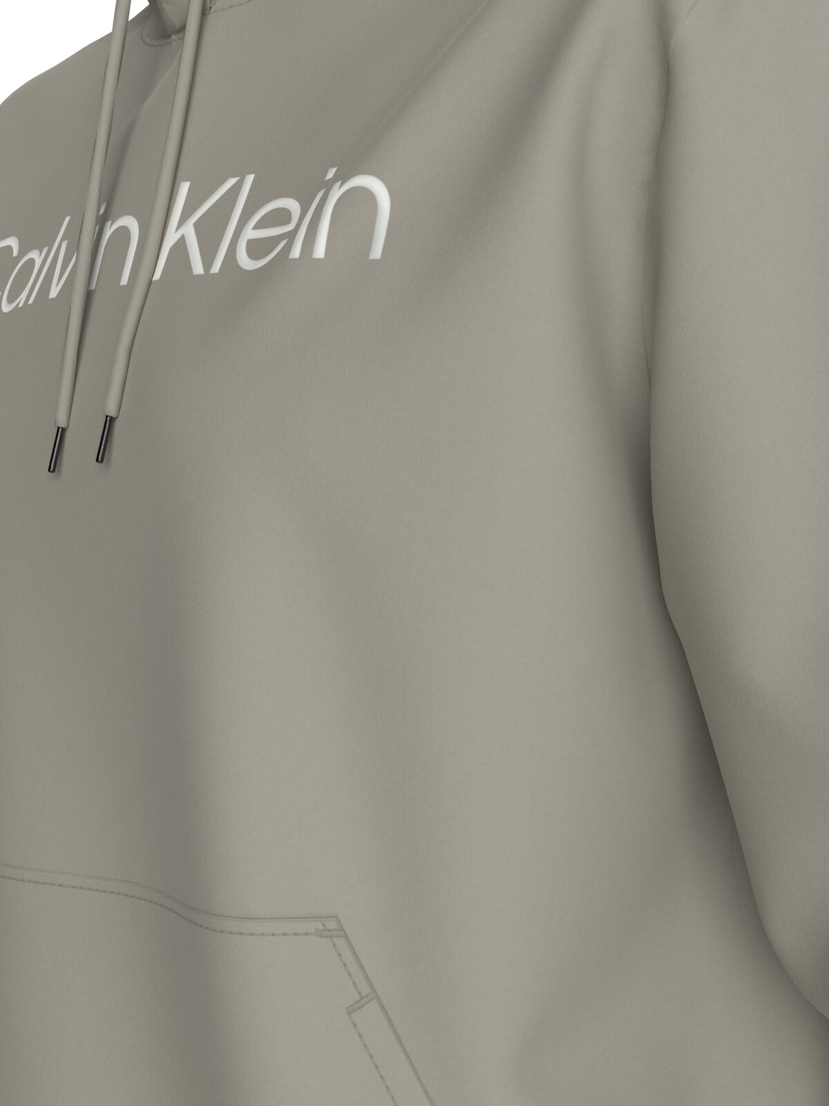 Calvin Klein HERO LOGO COMFORT HO Erkek Gri Hoodie