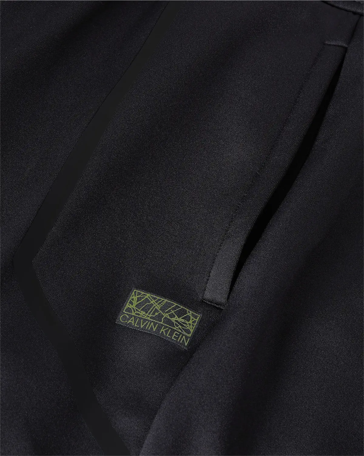 Calvin Klein WO - Knit Pant Erkek Siyah Geniş Paça Pantolon