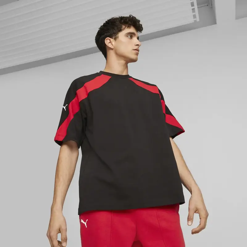 Puma Ferrari Race Statement Tee Siyah Erkek T-Shirt