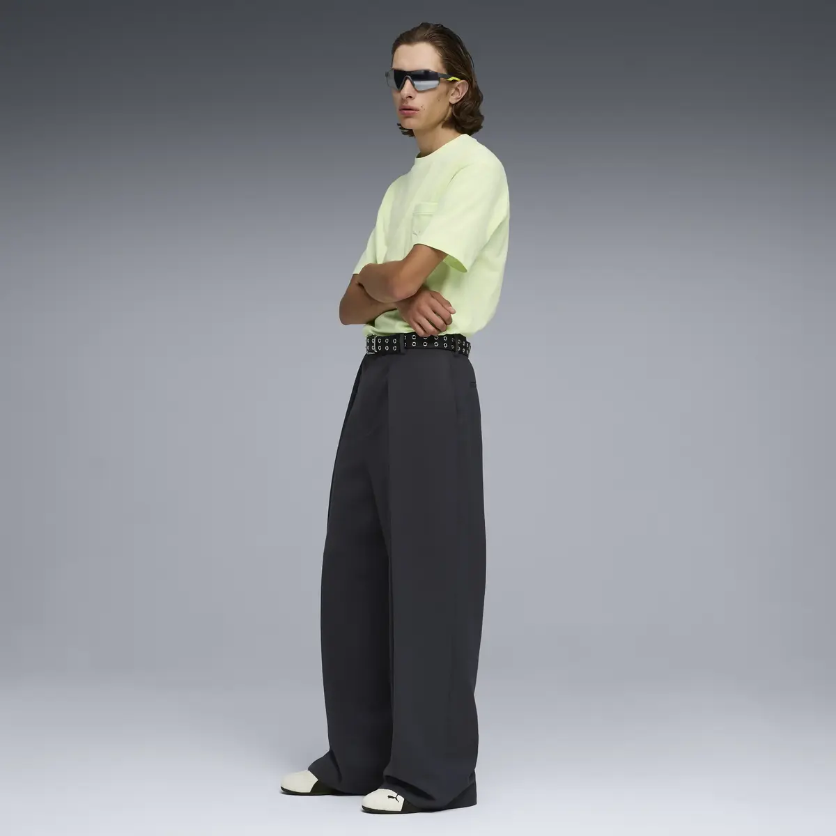 Puma SELECT Essentials Pocket Tee Yeşil Erkek T-Shirt