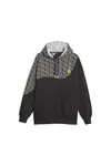 Puma Ferrari Race AOP Logo Hoodie Siyah Erkek Hoodie