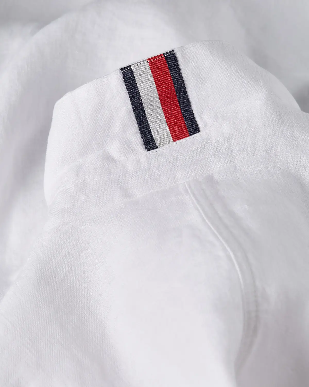 Tommy Hilfiger LINEN RELAXED SB BLA Kadın Beyaz Blazer