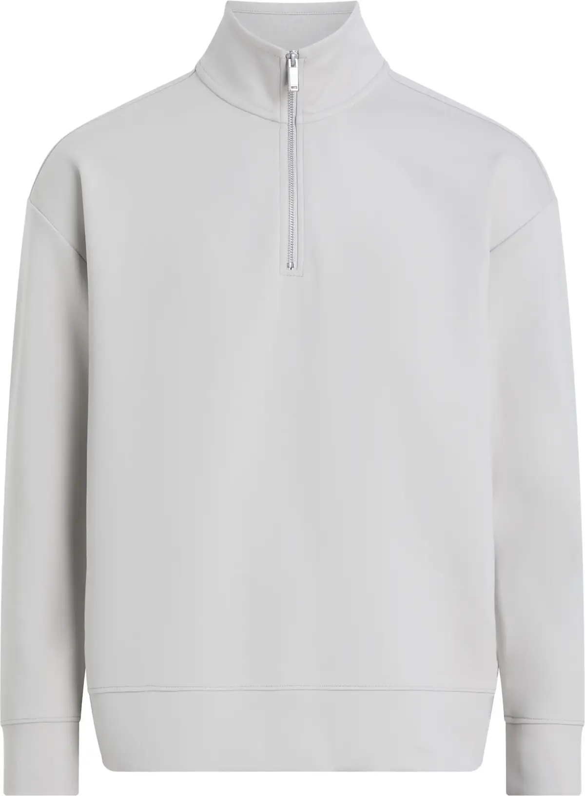 Calvin Klein TECH INTERLOCK Q-ZIP, PBQ Krem Erkek Sweatshirt