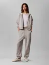 Calvin Klein COTTON SPACER HOODI, P7A Gri Kadın Ceket