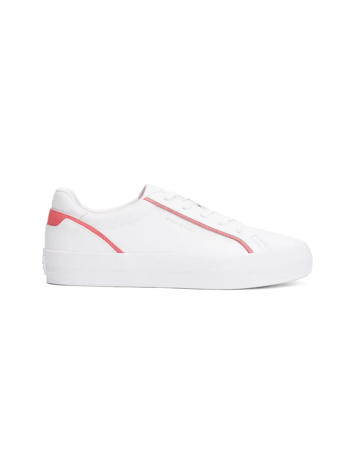 Tommy Hilfiger VULC LEATHER SNEAKER Beyaz Kadın Spor Ayakkabı & Sneaker