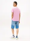 Tommy Hilfiger TJM SLIM STACK LOGO, U06 Pembe Erkek T-Shirt