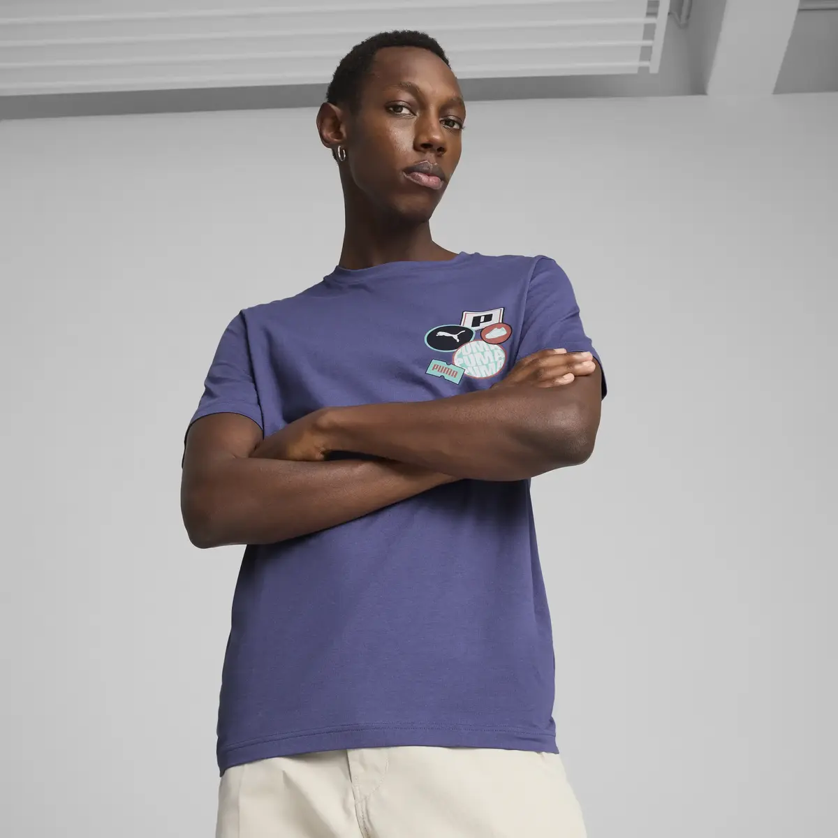 Puma GRAPHICS Icon Tee Erkek T-Shirt & Polo