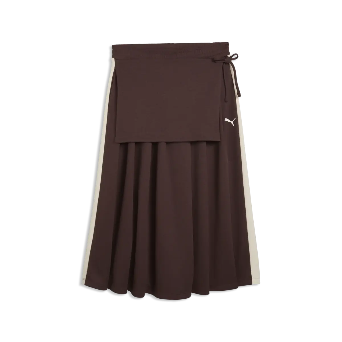 Puma T7 Midi Pleated Skirt Kahverengi Kadın Elbise-Etek