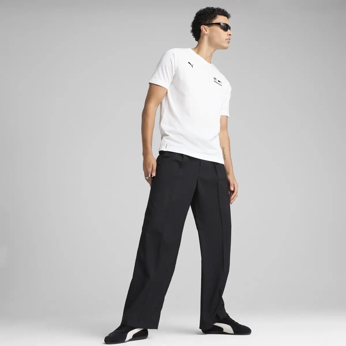 PUMA BMW MMS PUMATECH TEE Beyaz Erkek T-Shirt