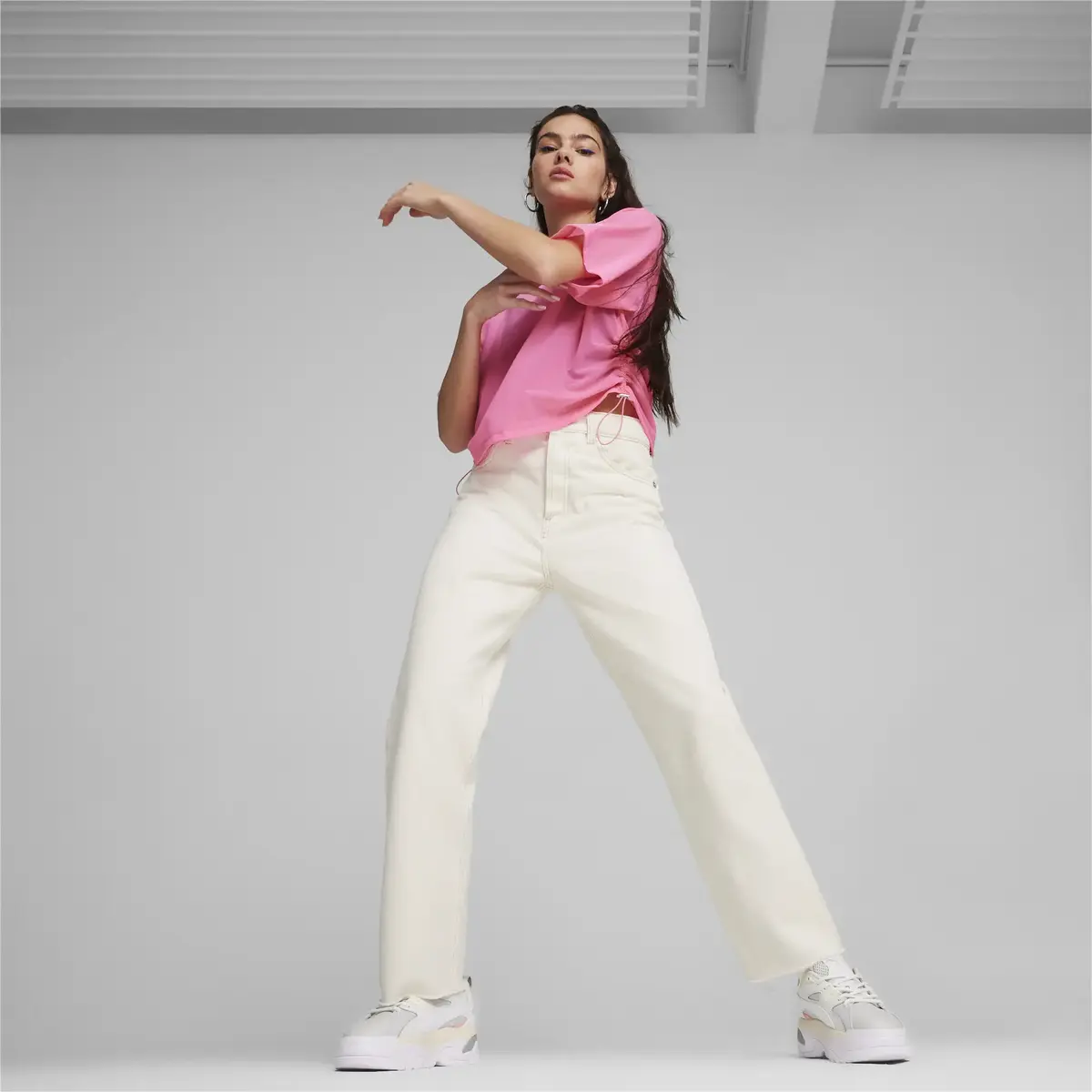 Puma BLSTR Glossy Wns Gri Kadın Günlük Spor Ayakkabı