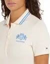 Tommy Hilfiger VARSITY GRAPHIC POLO, AEF Bej Kadın Elbise-Etek