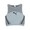 Puma DARE TO Crop Top Mavi Kadın T-Shirt