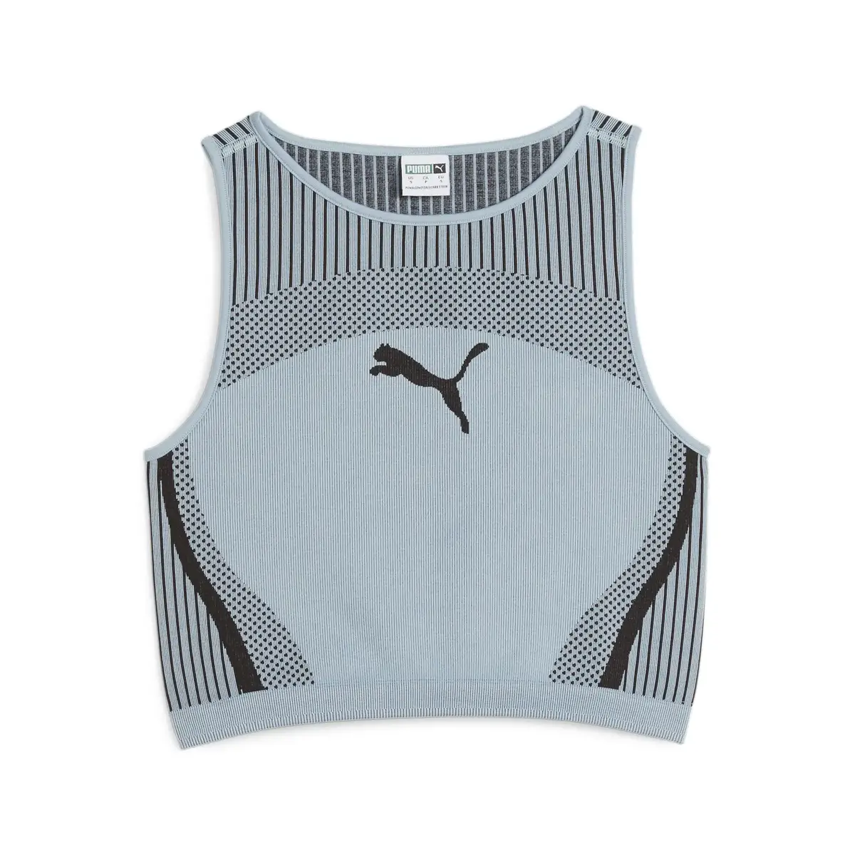 Puma DARE TO Crop Top Mavi Kadın T-Shirt