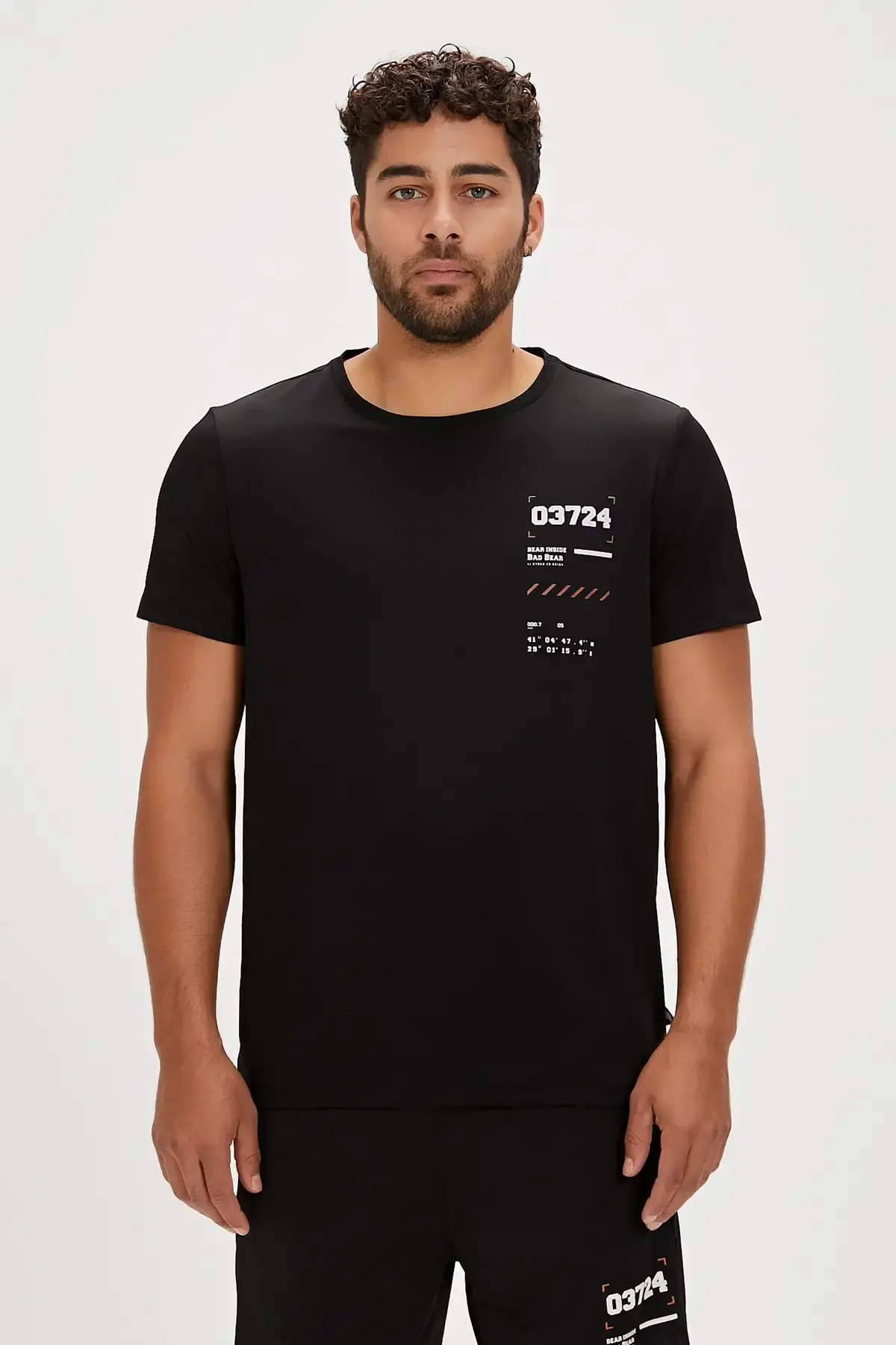 BAD BEAR JESSE T-SHIRT Erkek Siyah T-Shirt