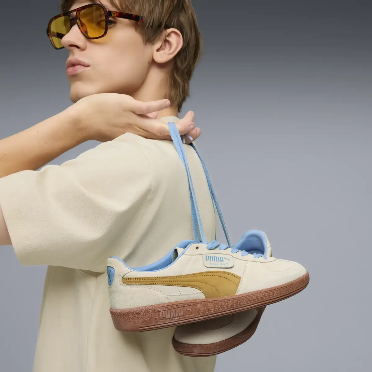 Puma Palermo Krem Erkek Spor Ayakkabı & Sneaker
