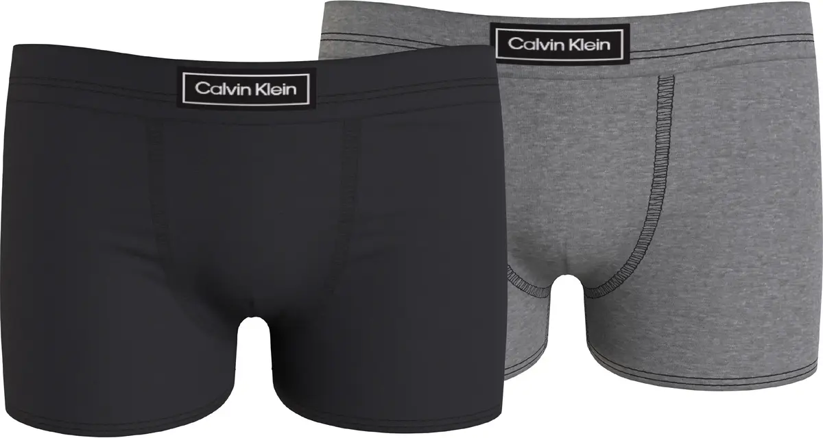 Calvin Klein 2PK TRUNK-HERITAGE Erkek Siyah Boxer Set