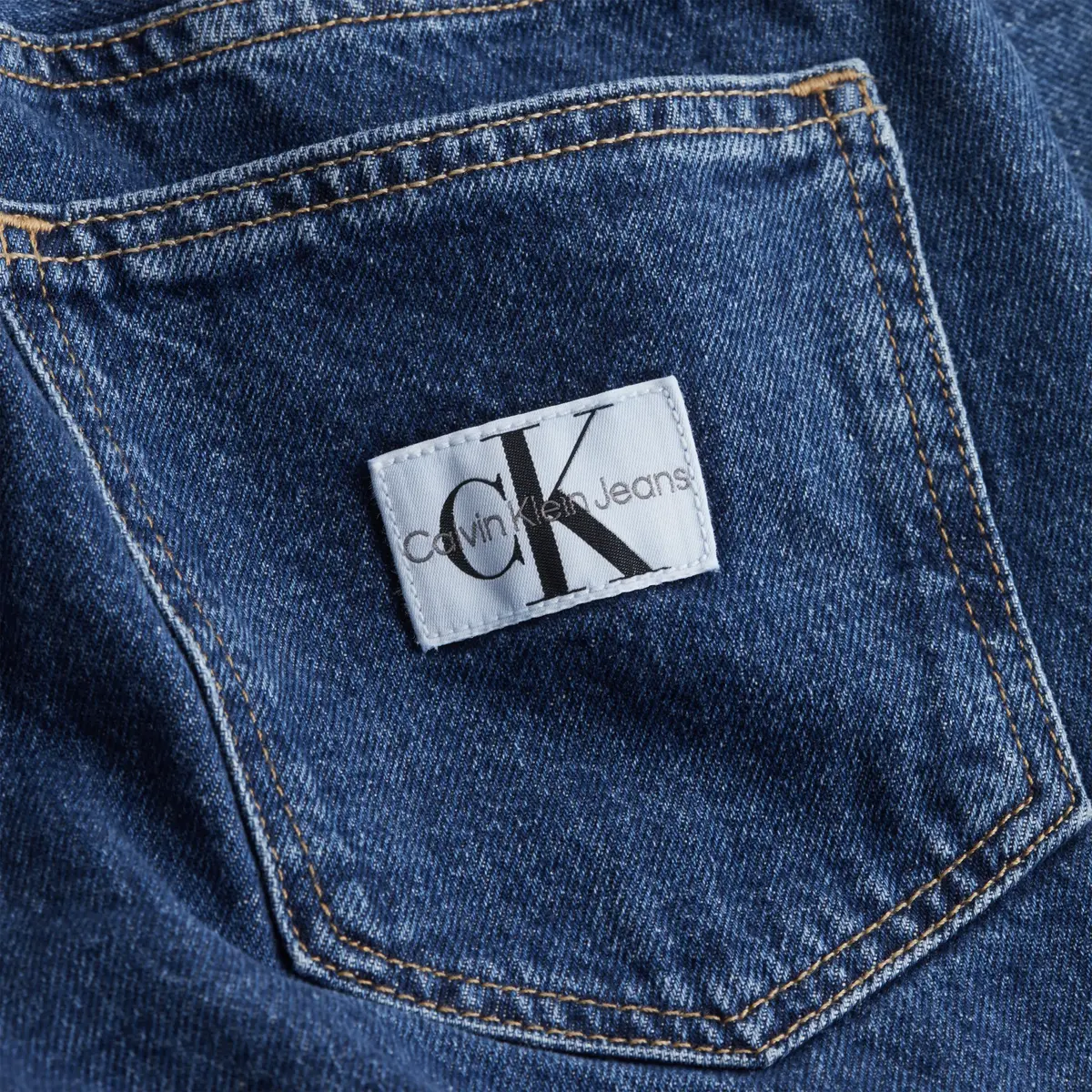 Calvin Klein MOM JEAN Kadın Mavi Kot Pantolon