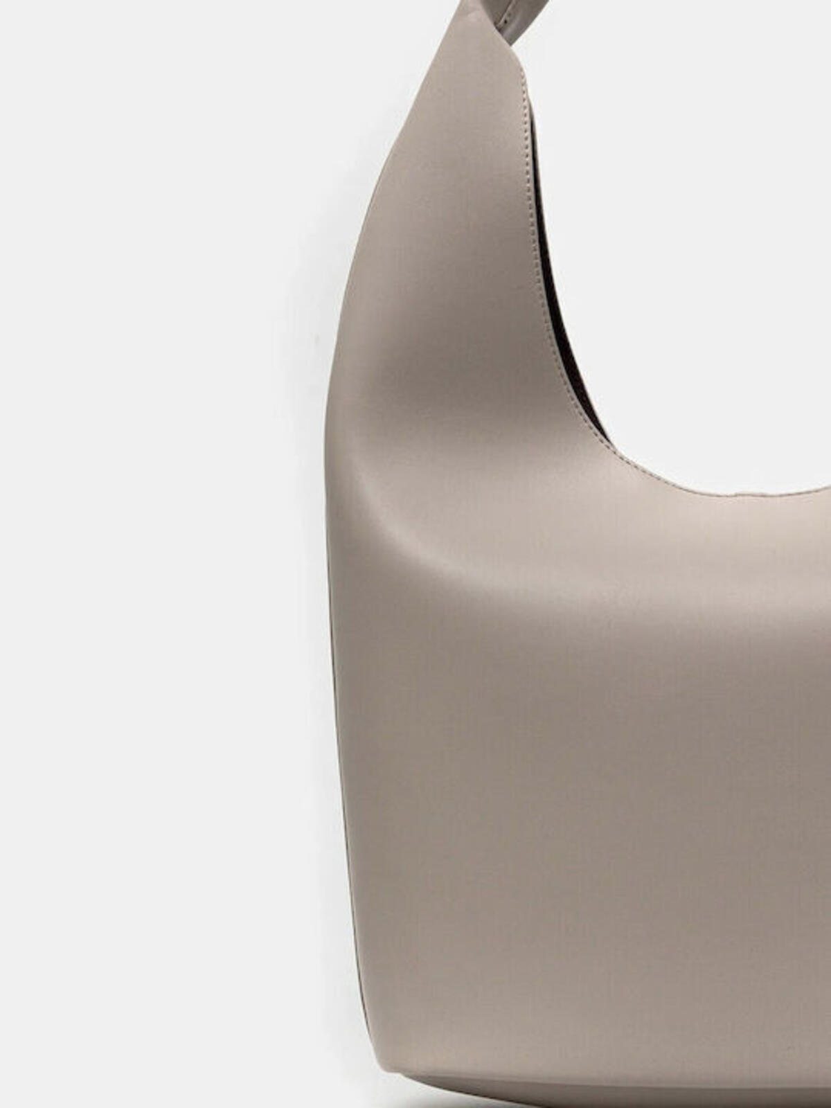 Calvin Klein STONE LOCK SLOUCHY Bej Kadın Omuz Çantası