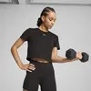 Puma TAD ESSENTIAL W Baby Tee Siyah Kadın Crop